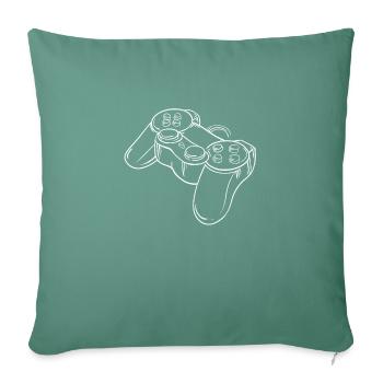 game controller - Sofa pillowcase 17,3'' x 17,3'' (45 x 45 cm) - cypress green - Front