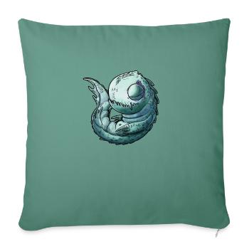 Baby Leviathan - Sofakissenbezug 45 x 45 cm - Tanngrün - Vorne