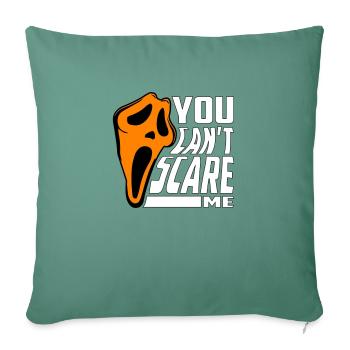 Scare Design Monster Mask - Sofa pillowcase 17,3'' x 17,3'' (45 x 45 cm) - cypress green - Front
