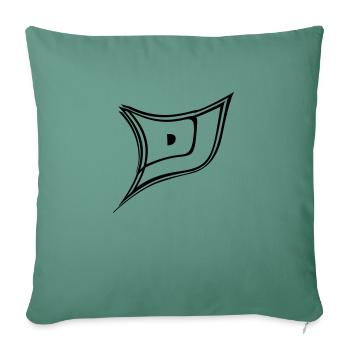 Club Music DJ - Sofa pillowcase 17,3'' x 17,3'' (45 x 45 cm) - cypress green - Front