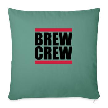 Brew Crew Beam Spell - Sofa pillowcase 17,3'' x 17,3'' (45 x 45 cm) - cypress green - Front