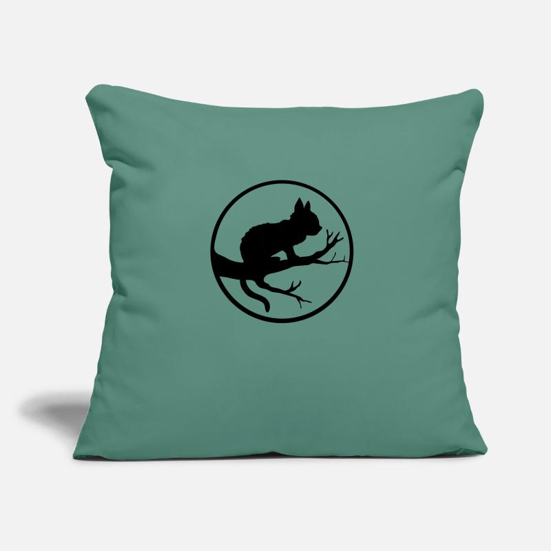 Moon Tree Black Cat Sofa pillowcase 17,3'' x 17,3'' (45 x 45 cm)