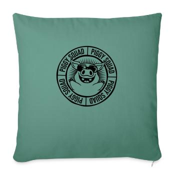 Équipe Ring Piggy Squad - Housse de coussin décorative 45 x 45 cm - vert sapin - Devant