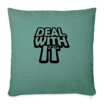Boss Deal with it - Sofa pillowcase 17,3'' x 17,3'' (45 x 45 cm) - cypress green - Front