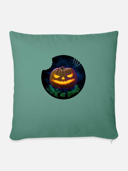 Halloween - Sofakissenbezug 45 x 45 cm - Tanngrün