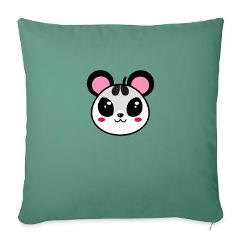 A strange animal! - Sofa pillowcase 17,3'' x 17,3'' (45 x 45 cm) - cypress green - Front