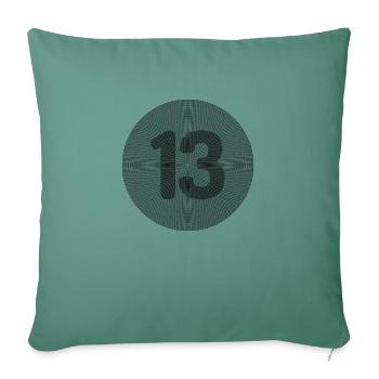 13 - Sofa pillowcase 17,3'' x 17,3'' (45 x 45 cm) - cypress green - Front
