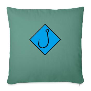Hook - Sofa pillowcase 17,3'' x 17,3'' (45 x 45 cm) - cypress green - Front