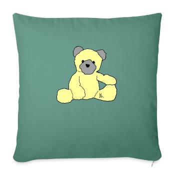 Teddy - Sofa pillowcase 17,3'' x 17,3'' (45 x 45 cm) - cypress green - Front