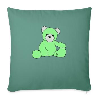 Teddy - Sofa pillowcase 17,3'' x 17,3'' (45 x 45 cm) - cypress green - Front