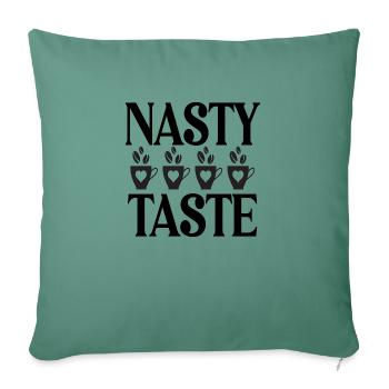 Nasty Button - Sofa pillowcase 17,3'' x 17,3'' (45 x 45 cm) - cypress green - Front