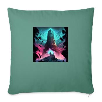 Pillar of creation - Sofa pillowcase 17,3'' x 17,3'' (45 x 45 cm) - cypress green - Front