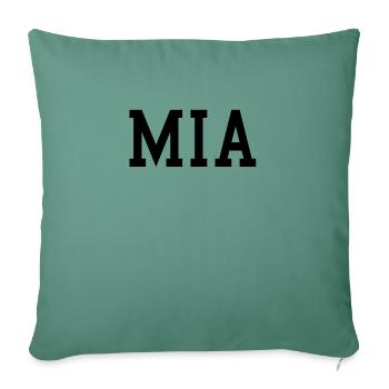MIA - Sofakissenbezug 45 x 45 cm - Tanngrün - Vorne