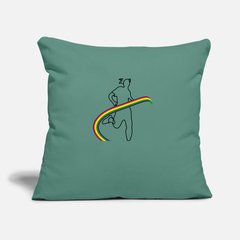 Rainbow Runner Sofa pillowcase 17,3'' x 17,3'' (45 x 45 cm)