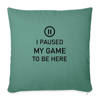 Game Gaming PC - Sofa pillowcase 17,3'' x 17,3'' (45 x 45 cm) - cypress green - Front