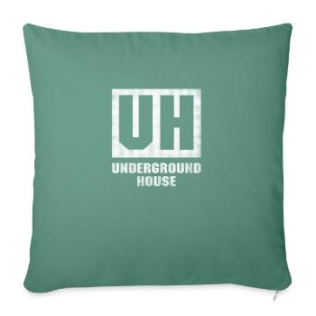 Underground House Dots Grunge - Sofa pillowcase 17,3'' x 17,3'' (45 x 45 cm) - cypress green - Front