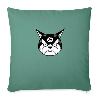 Exok the - Sofa pillowcase 17,3'' x 17,3'' (45 x 45 cm) - cypress green - Front