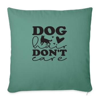 Dog hair don´t care - Sofakissenbezug 45 x 45 cm - Tanngrün - Vorne