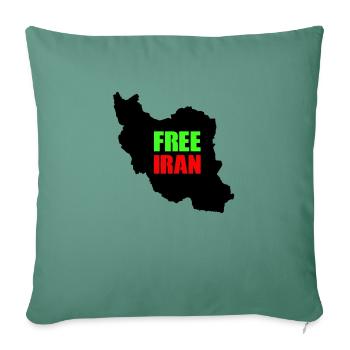 iran free - Sofakissenbezug 45 x 45 cm - Tanngrün - Vorne