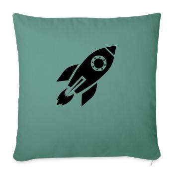 rocket - Sofa pillowcase 17,3'' x 17,3'' (45 x 45 cm) - cypress green - Front