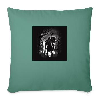 Shadow Warriors - Sofa pillowcase 17,3'' x 17,3'' (45 x 45 cm) - cypress green - Front