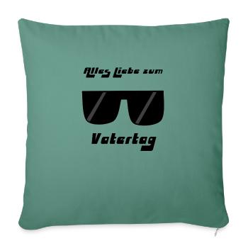 Happy Father's Day - Father's Day Gift - Sofa pillowcase 17,3'' x 17,3'' (45 x 45 cm) - cypress green - Front
