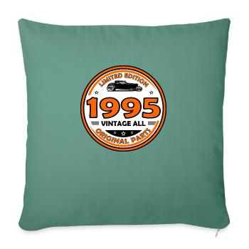 vintage 1995 - Sofa pillowcase 17,3'' x 17,3'' (45 x 45 cm) - cypress green - Front