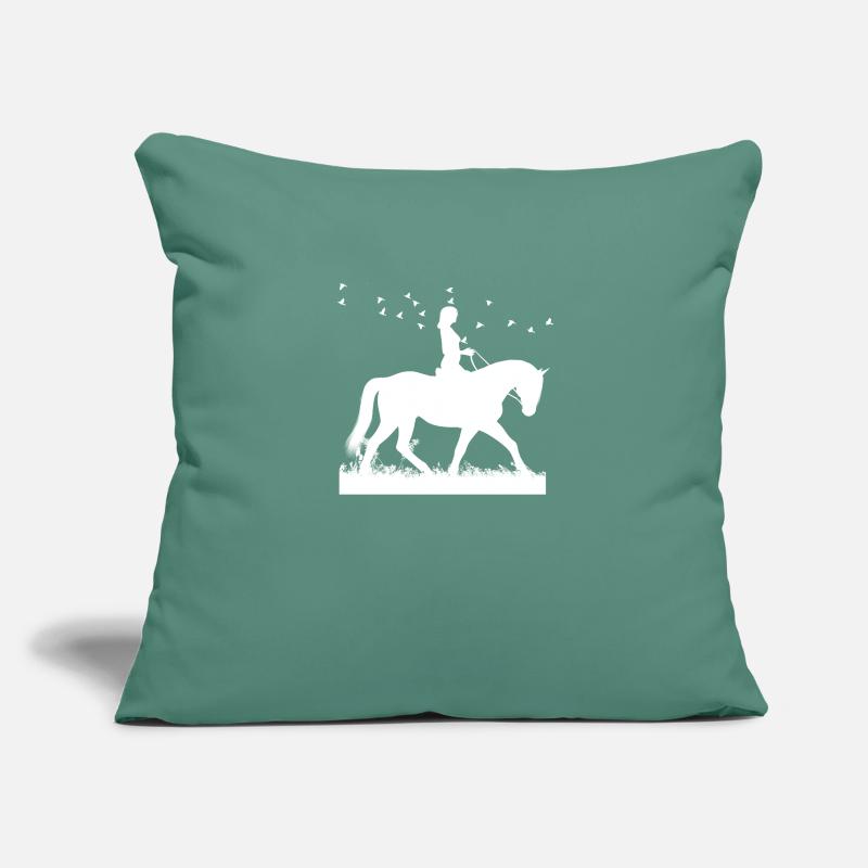 Cavalier Housse de coussin décorative 45 x 45 cm