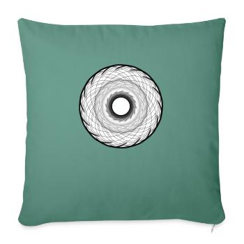 Circle - Sofa pillowcase 17,3'' x 17,3'' (45 x 45 cm) - cypress green - Front