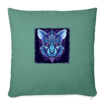 Australie bébé jeux de mots camisa para dormir geek - Housse de coussin décorative 45 x 45 cm - vert sapin - Devant