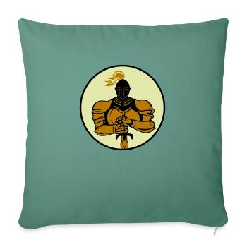Knight - Sofa pillowcase 17,3'' x 17,3'' (45 x 45 cm) - cypress green - Front