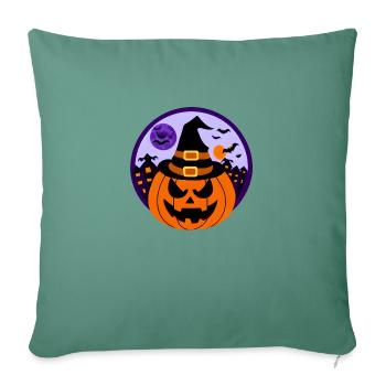 Pumpkin Costume Halloween Pumpkin Costume Gift - Sofa pillowcase 17,3'' x 17,3'' (45 x 45 cm) - cypress green - Front