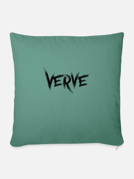 Verve - Sofakissenbezug 45 x 45 cm - Tanngrün