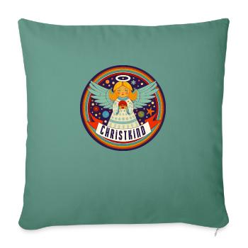 Christkind Retro - Sofakissenbezug 45 x 45 cm - Tanngrün - Vorne