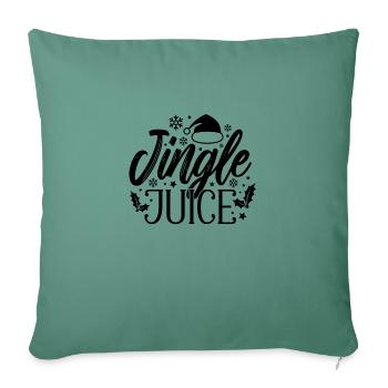Jingle Juice - Sofa pillowcase 17,3'' x 17,3'' (45 x 45 cm) - cypress green - Front