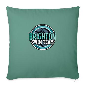 Brighton Swim Team - Sofa pillowcase 17,3'' x 17,3'' (45 x 45 cm) - cypress green - Front