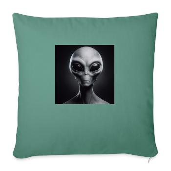 Astronomie Astrophysique - Housse de coussin décorative 45 x 45 cm - vert sapin - Devant