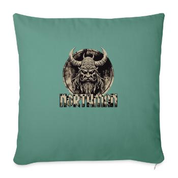 Vikings - Northman - Sofa pillowcase 17,3'' x 17,3'' (45 x 45 cm) - cypress green - Front