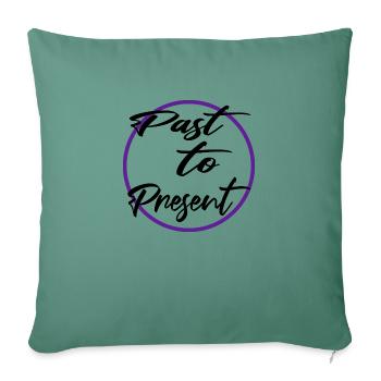 birthday present inner transformation - Sofa pillowcase 17,3'' x 17,3'' (45 x 45 cm) - cypress green - Front