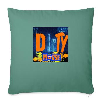 DIRTY MOVE CHEMISTRY - Sofa pillowcase 17,3'' x 17,3'' (45 x 45 cm) - cypress green - Front