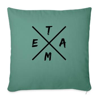 Team Design - Sofa pillowcase 17,3'' x 17,3'' (45 x 45 cm) - cypress green - Front