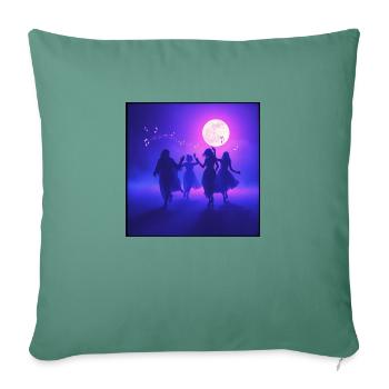 SWS MOONLIGHT DANCE - Sofa pillowcase 17,3'' x 17,3'' (45 x 45 cm) - cypress green - Front