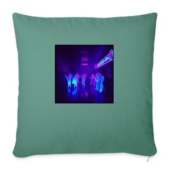 SWS GHOST - Sofa pillowcase 17,3'' x 17,3'' (45 x 45 cm) - cypress green - Front