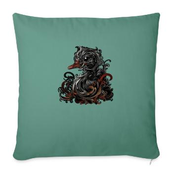 Baby Duck Art - Sofa pillowcase 17,3'' x 17,3'' (45 x 45 cm) - cypress green - Front
