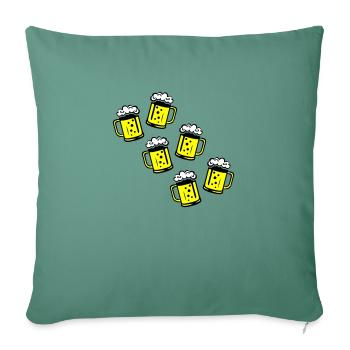 Beer Beer Mug Icon - Sofa pillowcase 17,3'' x 17,3'' (45 x 45 cm) - cypress green - Front