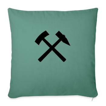 Iron Lug - Sofa pillowcase 17,3'' x 17,3'' (45 x 45 cm) - cypress green - Front