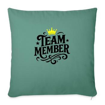 Team Member Group - Sofa pillowcase 17,3'' x 17,3'' (45 x 45 cm) - cypress green - Front