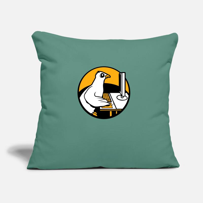 Pigeon Works Office Computer Keyboard Mouse Gamer Sofa pillowcase 17,3'' x 17,3'' (45 x 45 cm)