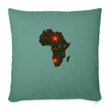 Africa - Sofa pillowcase 17,3'' x 17,3'' (45 x 45 cm) - cypress green - Front