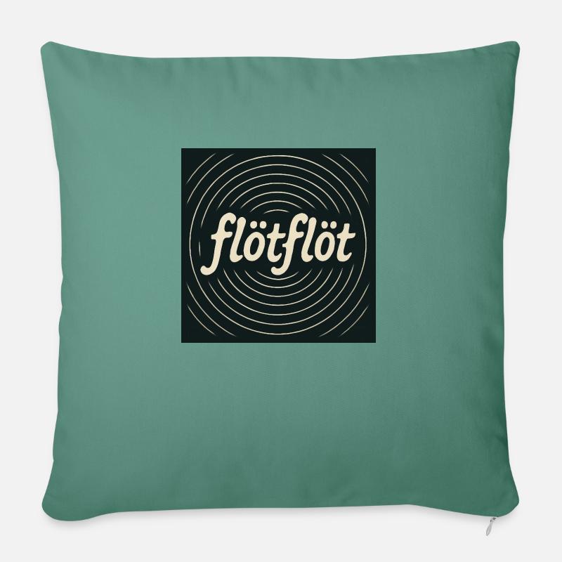 Flötflöt - Sofakissenbezug 45 x 45 cm - Tanngrün